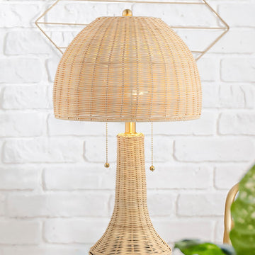 Joanie 22" Bohemian Rustic Iron LED Table Lamp